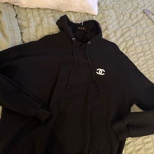 Cc embroidered hoodie